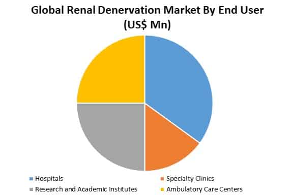 global renal denervation market by end user