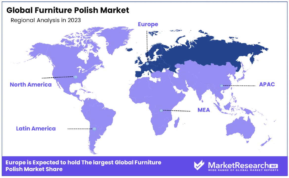 Furniture Polish Market By Regional Analysis