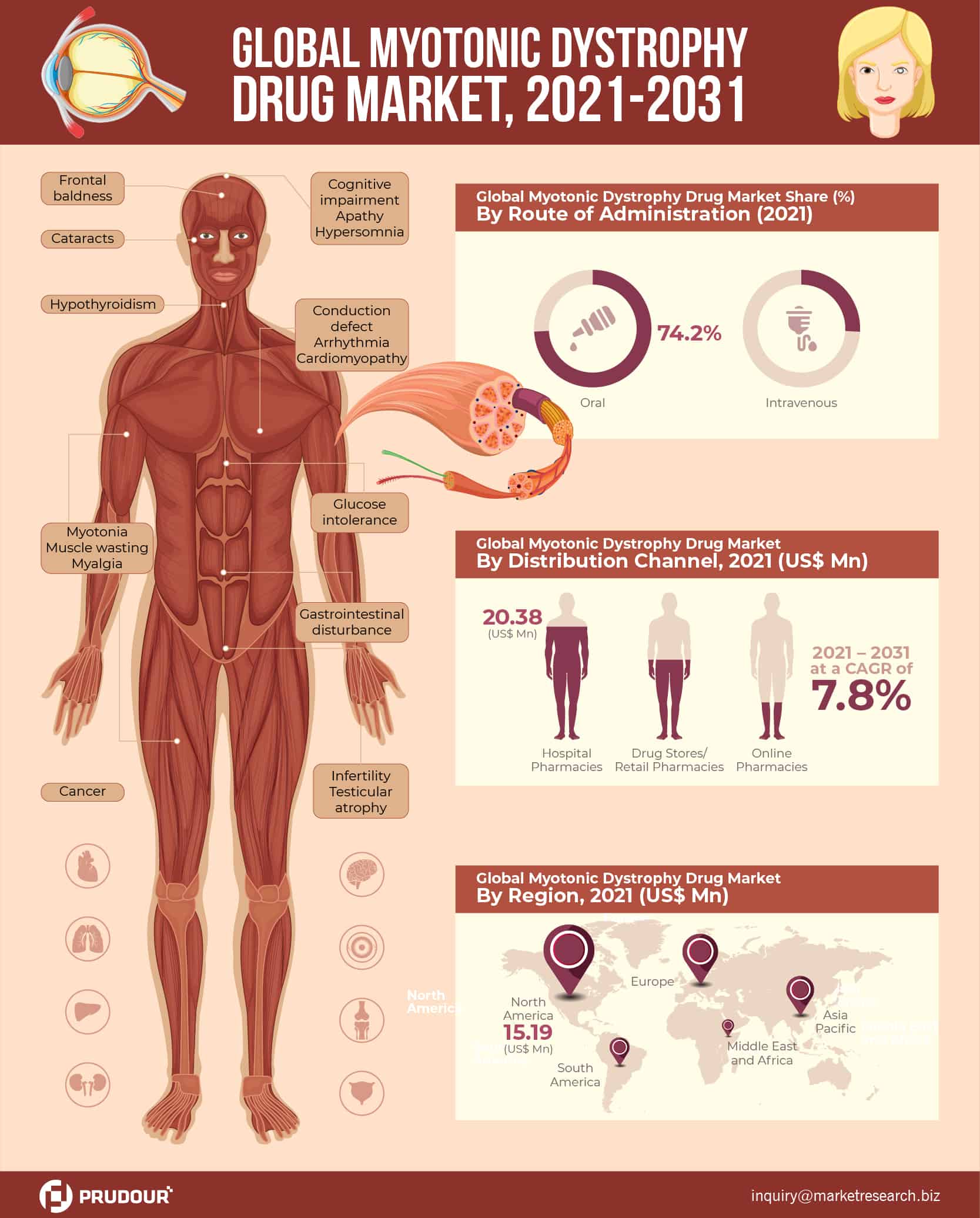 Global Myotonic Dystrophy Drug Market Infographics
