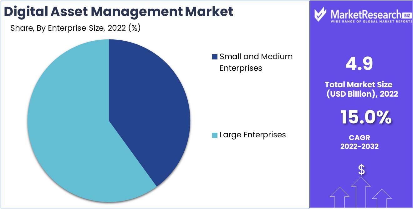 Digital Asset Management Market Enterprise Size Analysis