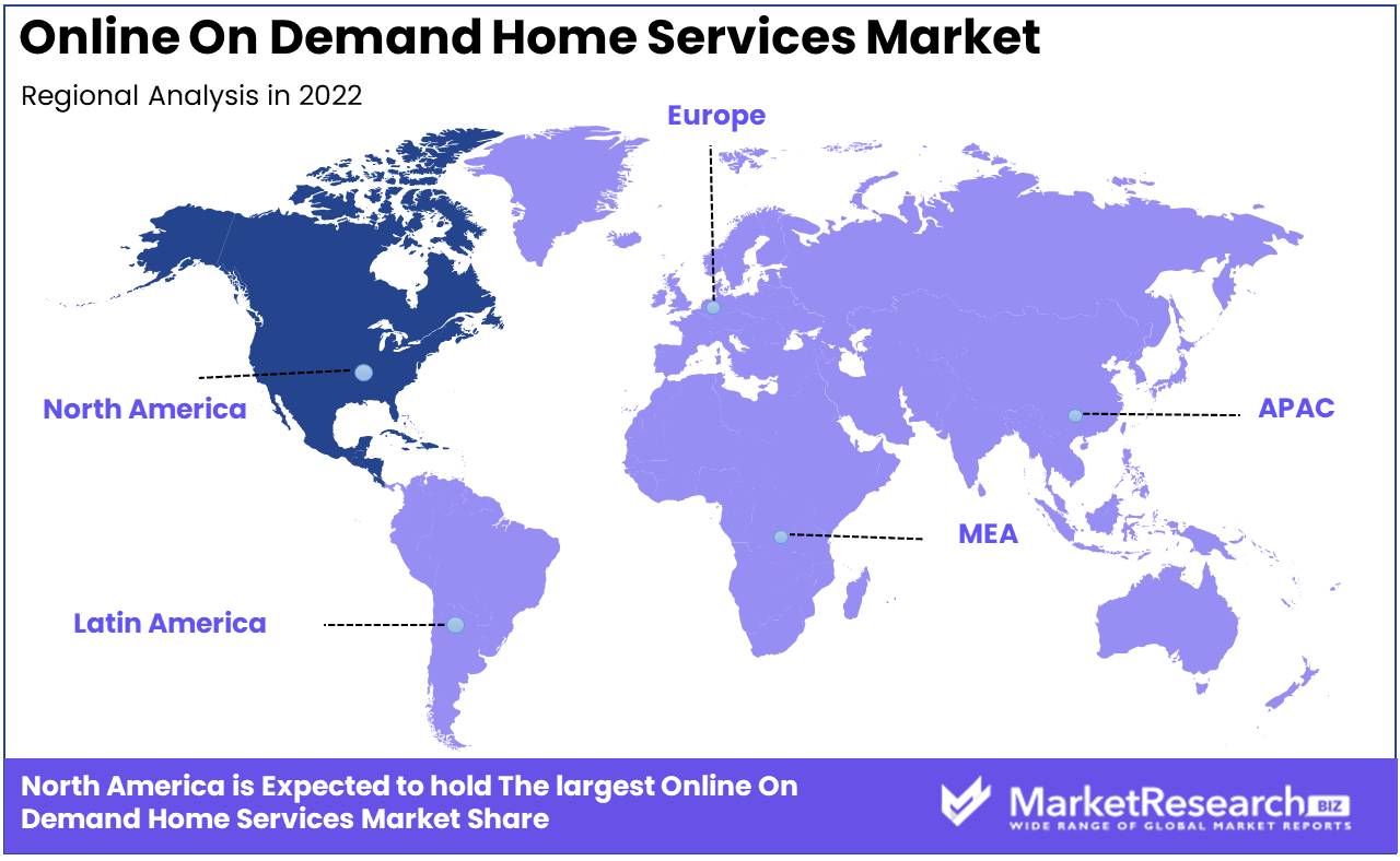 Online On Demand Home Services Market Regions