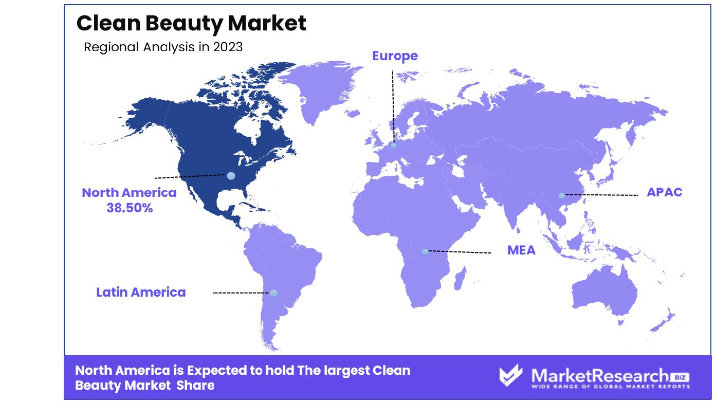 Clean Beauty Market Regional Analysis